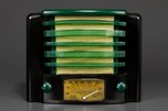 Kadette ’Classic’ Radio Model K-15 in Black and Green Plaskon - Rarity